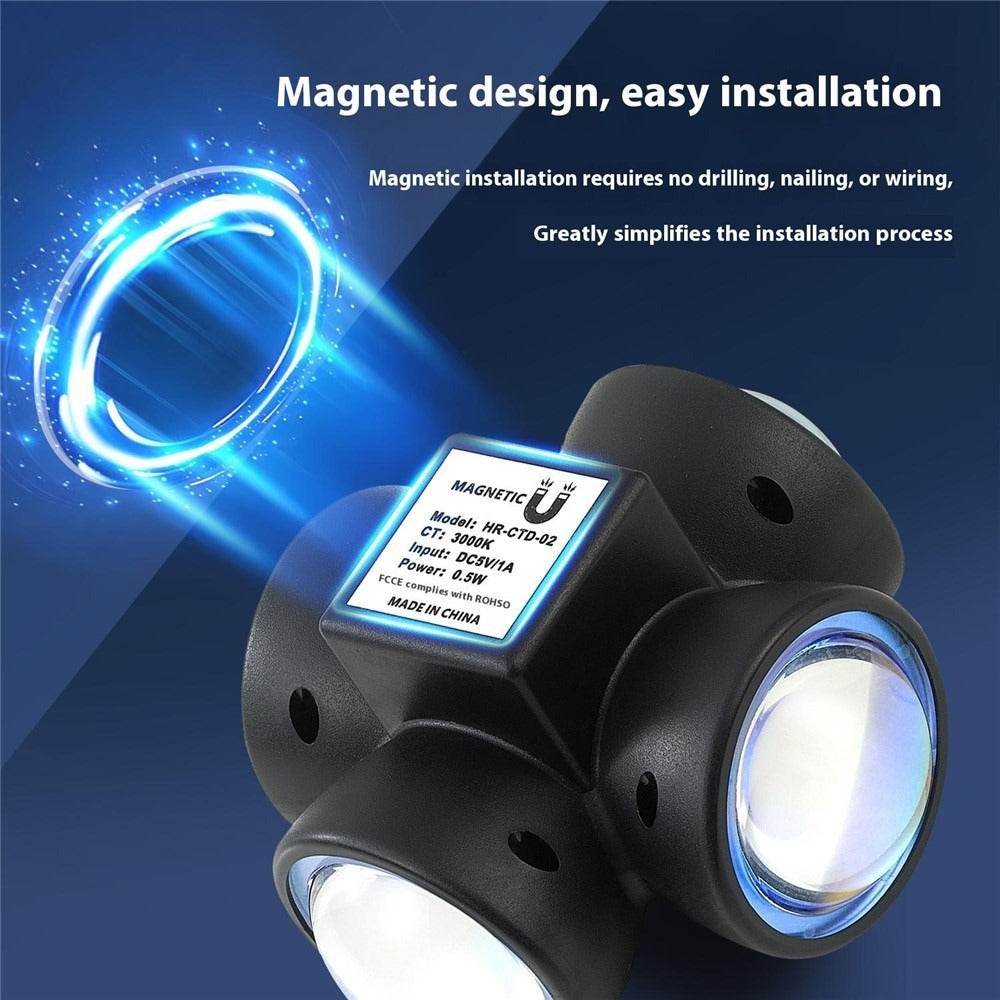 Rechargeable Magnetic Motion Sensor Night Light