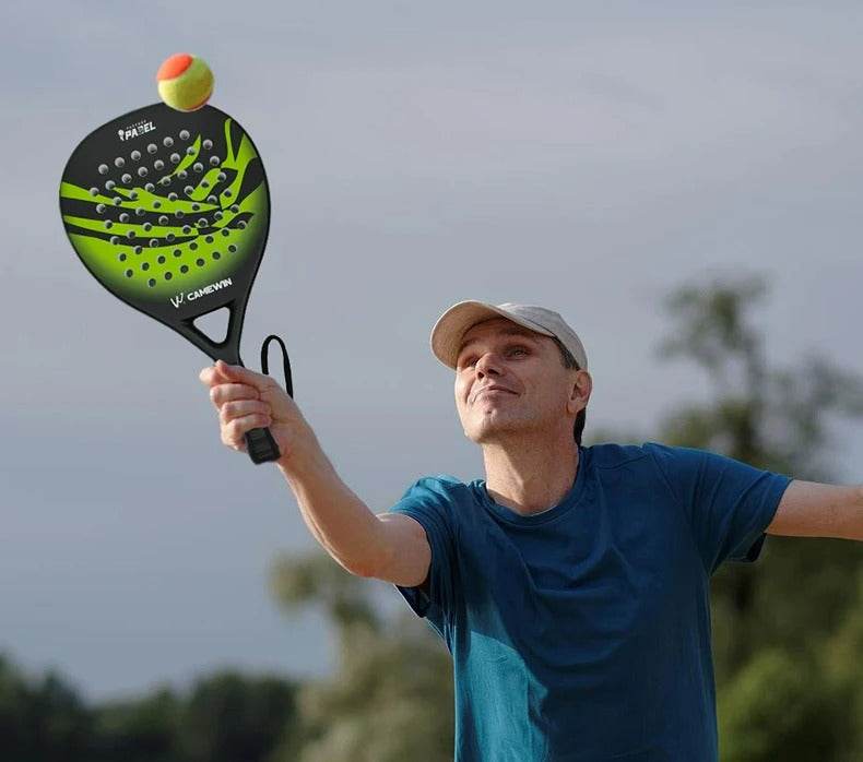 Paddle Racket Tennis Carbon Fiber Soft EVA Face Tennis Paddle