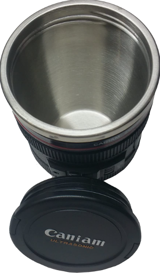 Camera Lense Coffee Thermos