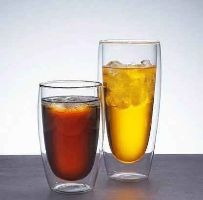 Double Walled Glass Cup (450ml) - DMC Wholesale