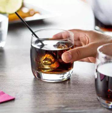 Blowing Tumbler Heavy Base Whiskey Glasses (6 pcs)(330ml)