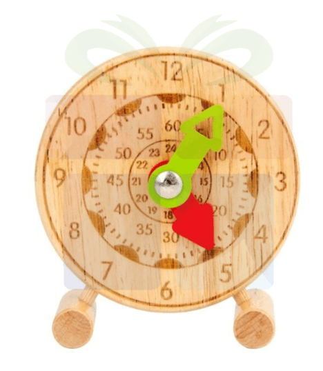 Wooden Cognitive Mini Clock