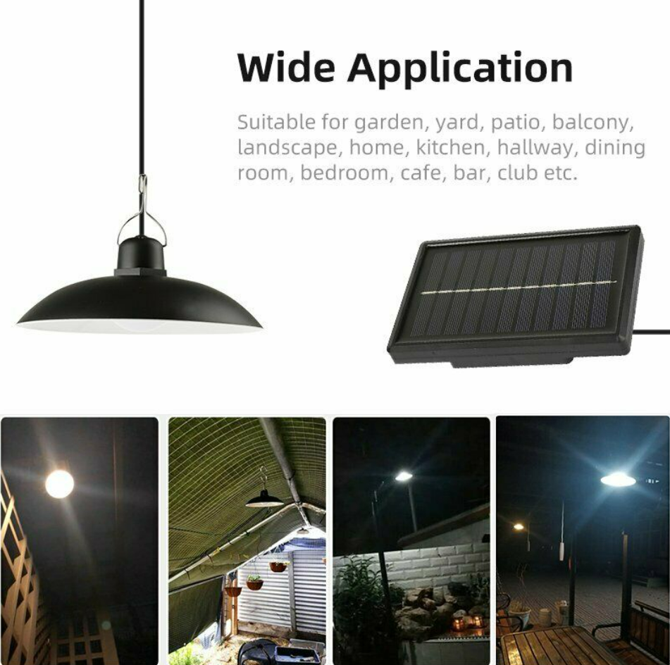 Solar LED Hanging Pendant Light