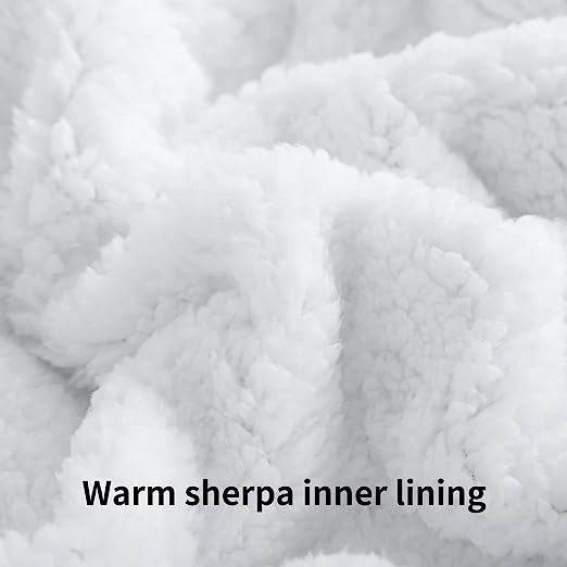 Longer Fleece Huggle Hoodie (Navy)