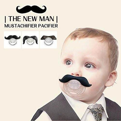 Funny Moustache Beard Dummy for Baby - DMC Wholesale
