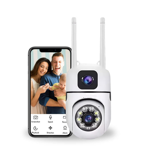 3+2 MP Dual Lens Mini Wireless PTZ