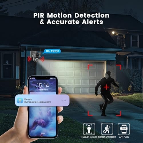 4K Solar Security Cameras Outdoor (4G)