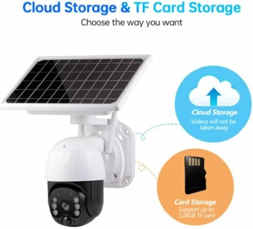 Solar Pan Tilt camera (4K)(WIFI)