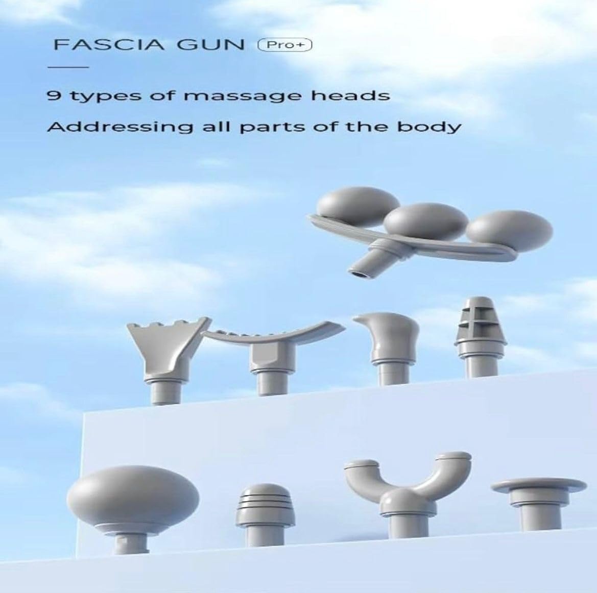 Fascia Massage Gun 3-Head XY-229