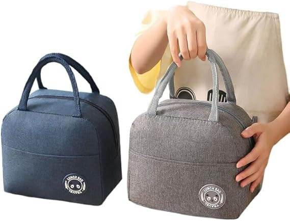 Thermal Insulated Lunch Bag with Front Pocket