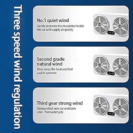 USB  Car Ventilation Fan