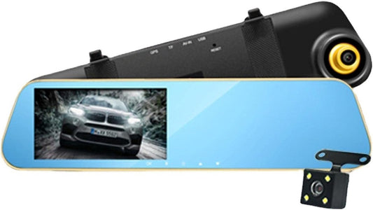 Dual Lens Rear-View Mirror Dashcam