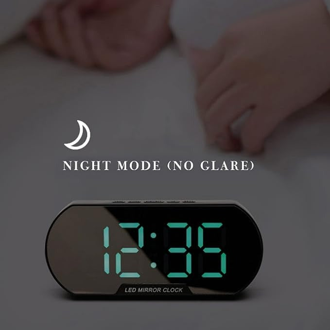 Mirror Function Digital Alarm Clock