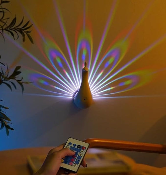 Peacock Projection Lamp