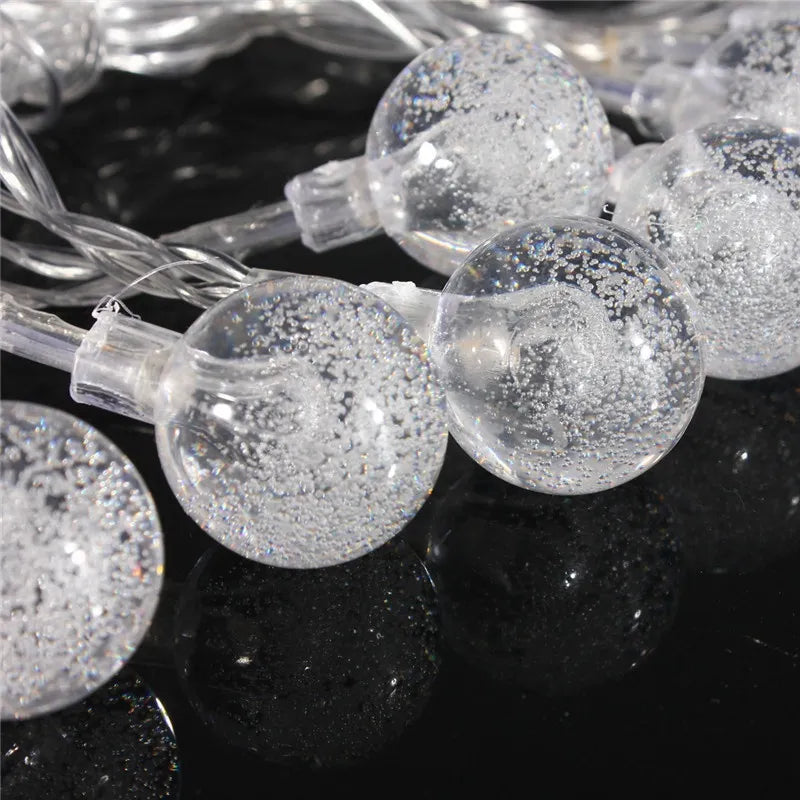 Battery Operated Tiny Balls String Lights (20L)(3M)(Yellow)
