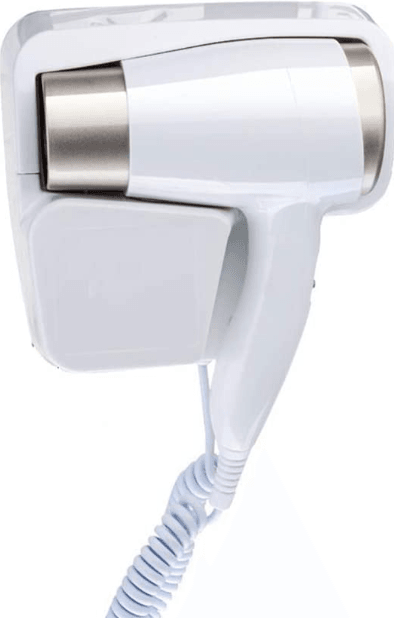 Wall Mounted Hair Dryer and Plug