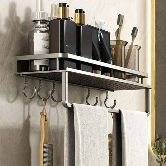 Towel Rod Wall Mounted Storage Rack (40cm)
