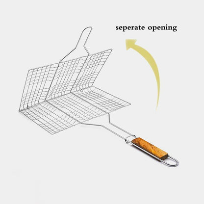 Braai Stainless Steel Hand Grill - DMC Wholesale