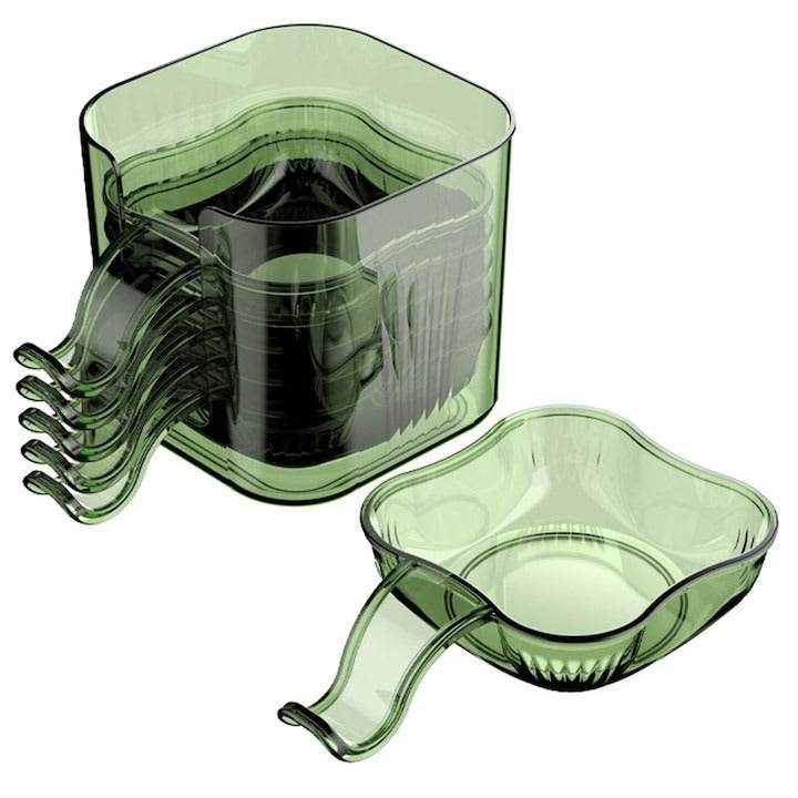 Dipping Serving Plates (6 pcs)(Green)