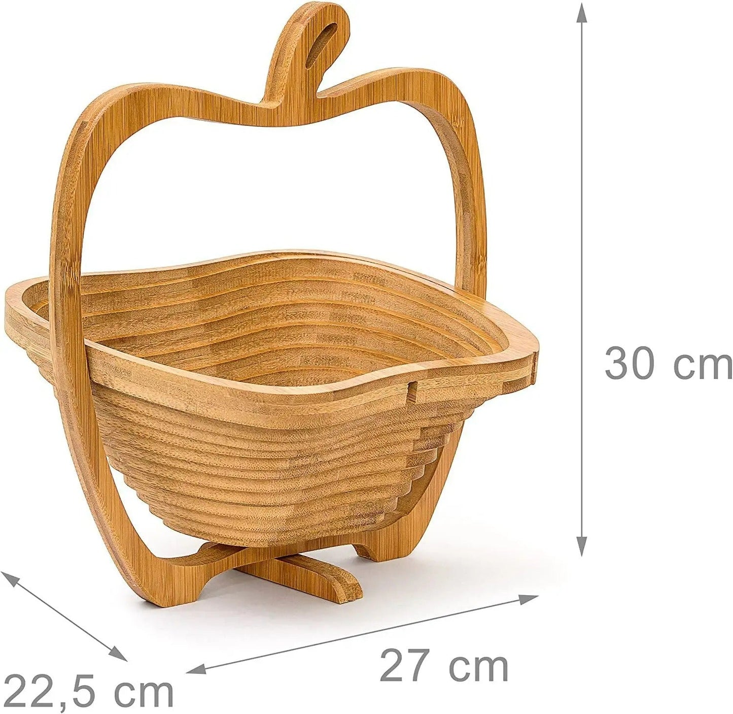 Collapsible Bamboo Fruit Basket