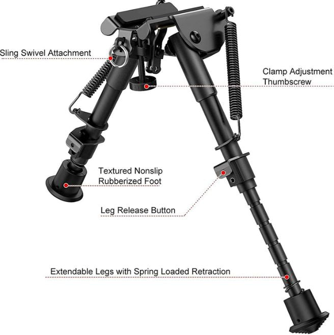 Tactical Rifle Bipod