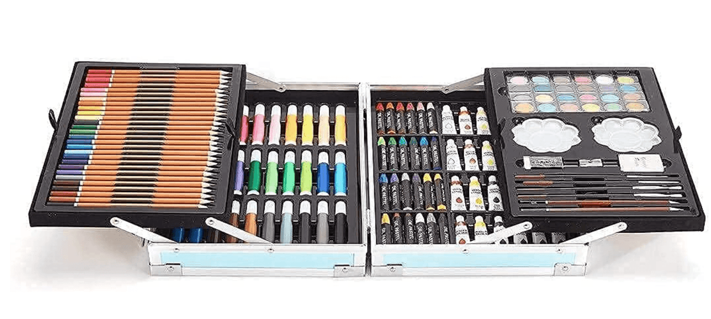 Unicorn Art Set With Aluminum Casing (145pc)