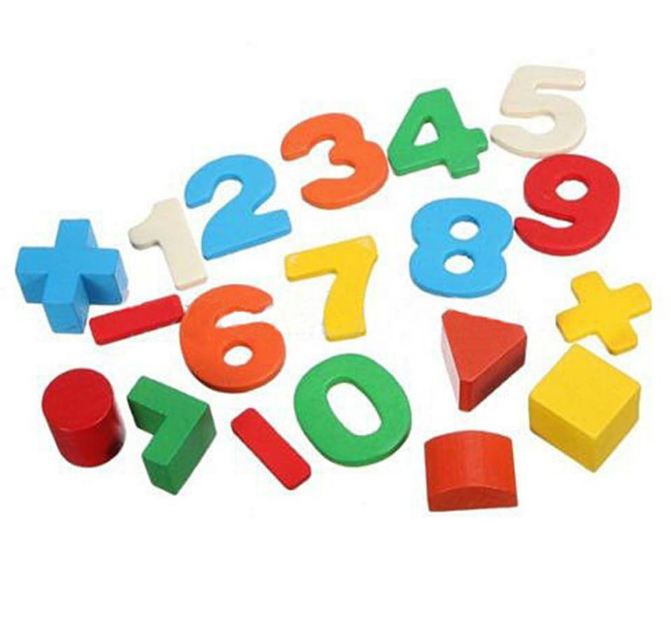 Wooden Numbers Sorting Intelligence House