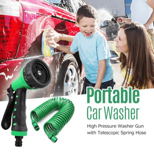 Retractable Coil Magic Flexible Garden Hose (15m)