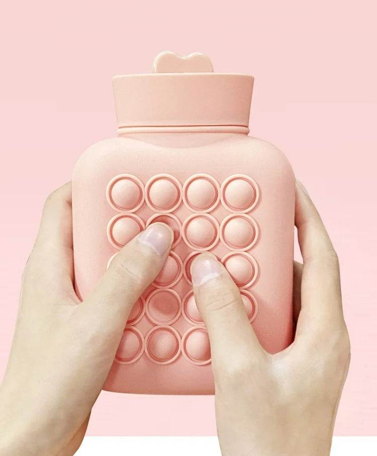 Hot And Cold Compress Water Bottle Pop-It Bag  (500ml)(Yellow)