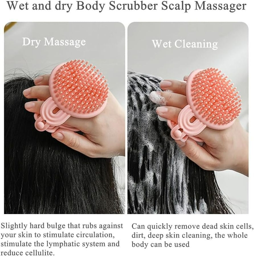 2in1 Scalp Massager Shampoo Brush