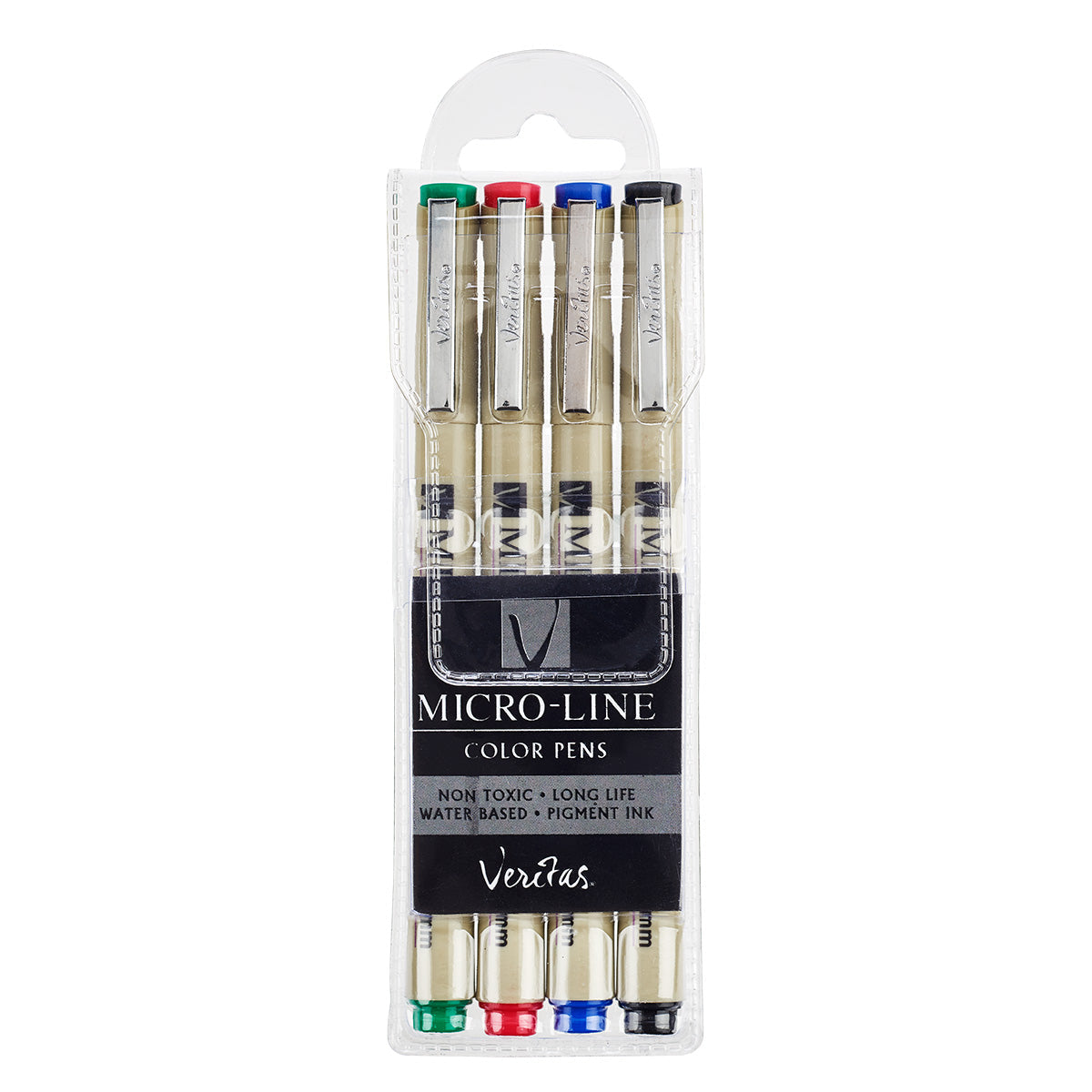 Veritas Four Piece Coloring Micro-Liners Pen Set