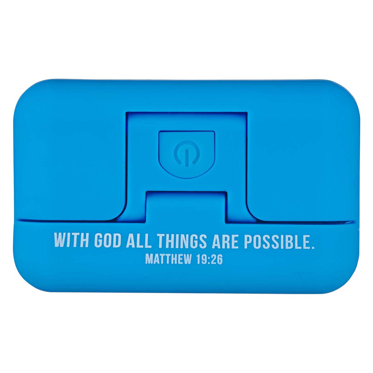 With God All Things Are Blue Book Light