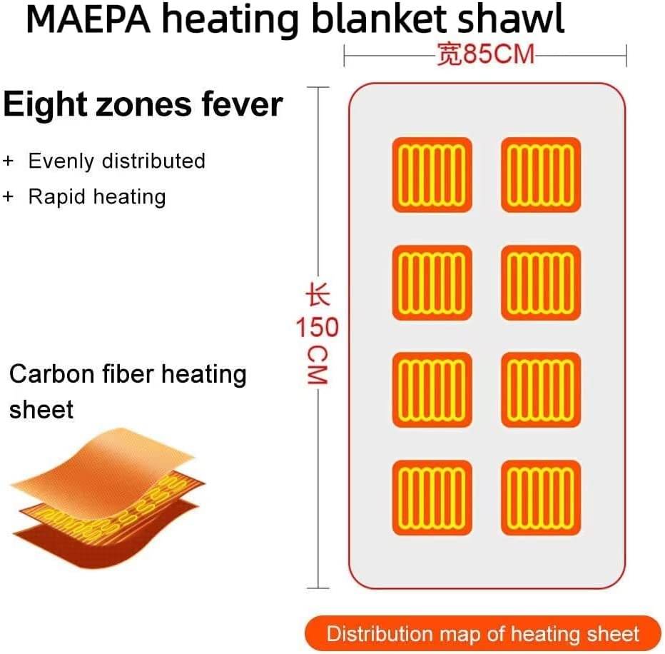 Heated Ultra Plush Huggle Blanket