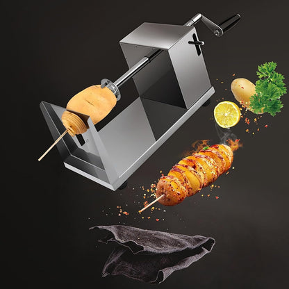 Manual Stainless Steel Spiral Potato Slicer