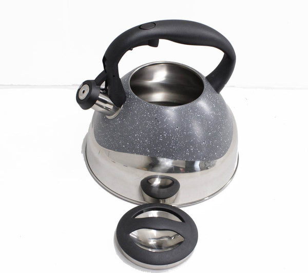 Speckled And Polished Two Tone Whistling Kettle (3L)