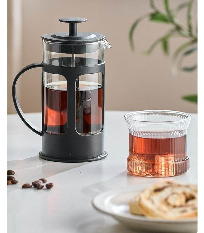 Coffee Bean French Press Pour Plunger