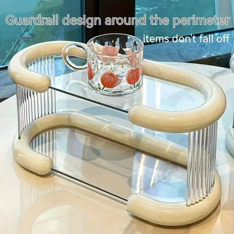 Modern Cosmetic Organising Display Shelf (2 Tier)