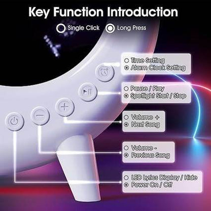 Portable Led Lyrics Screen BT Speaker - DMC Wholesale