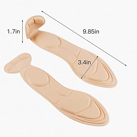 4D Soft Sponge Heel Insoles (2 pcs)