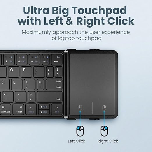 Bluetooth Keyboard with Touchpad