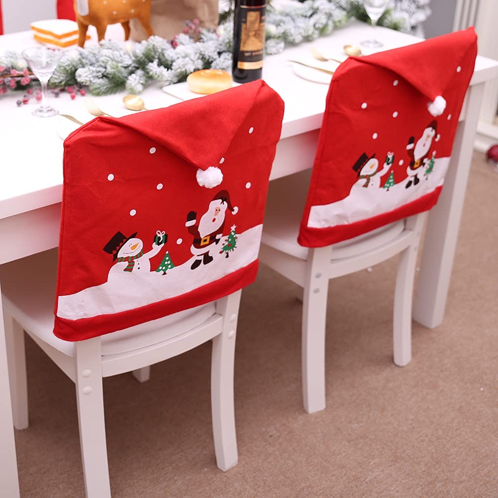 Christmas Chair Cover (12 Pcs)