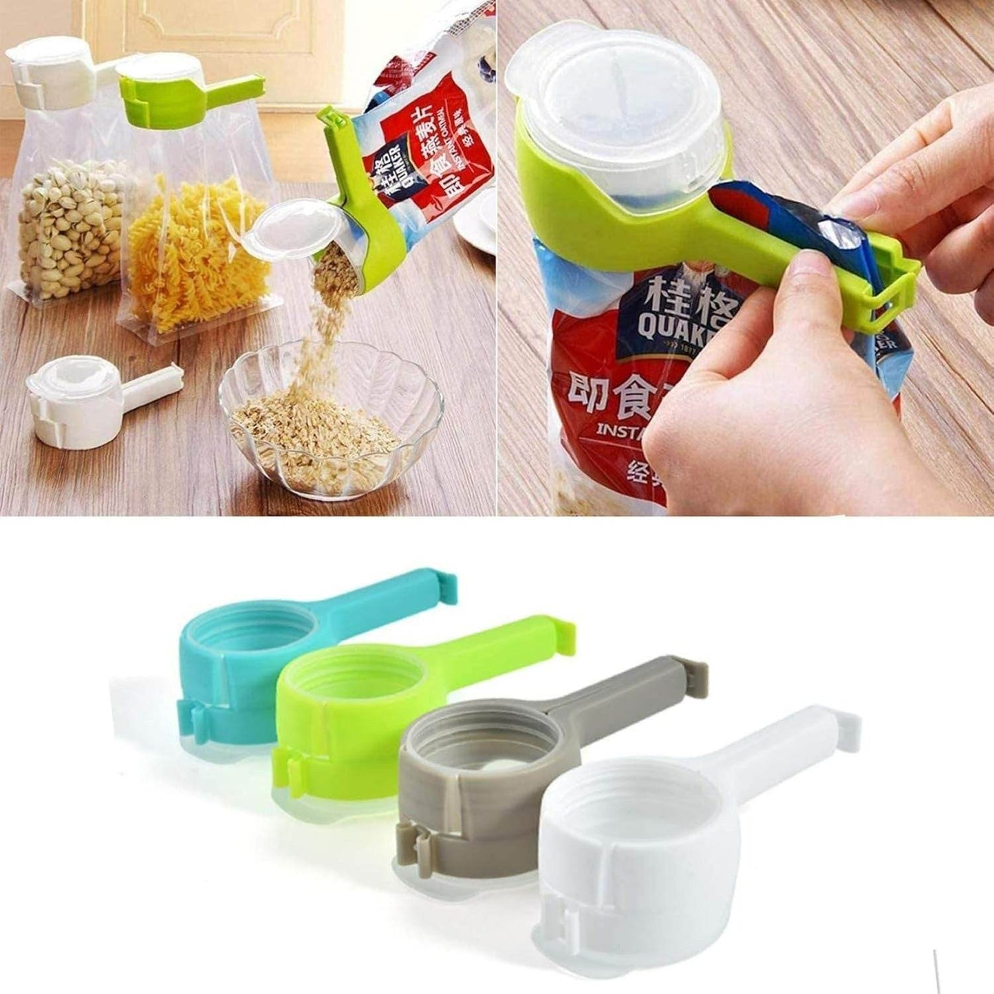 Food Preservation Sealing Pour Clip Set (4 pcs)