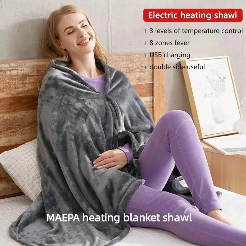Heated Ultra Plush Huggle Blanket
