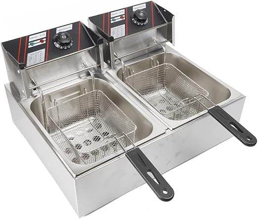 Electric Deep Fryer (5.5L + 5.5L)