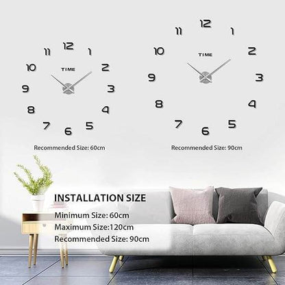 DIY Modern 3D Wall Clock (Glow in the dark) - DMC Wholesale