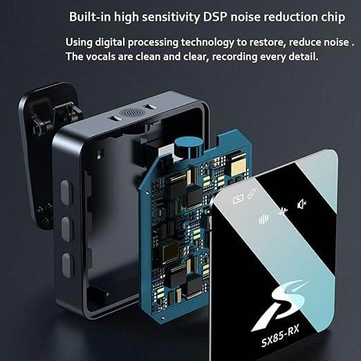SX85 Wireless Microphone for iPhone & Type C/Camera/PC