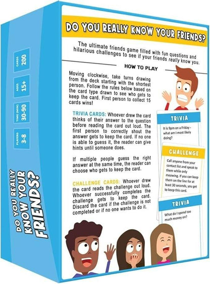 Do You Really Know Your Friends Card Game - DMC Wholesale