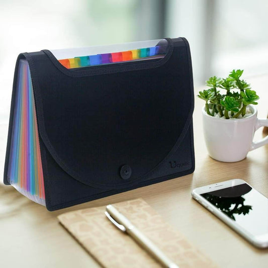 Rainbow Expandable File Organiser (A4)
