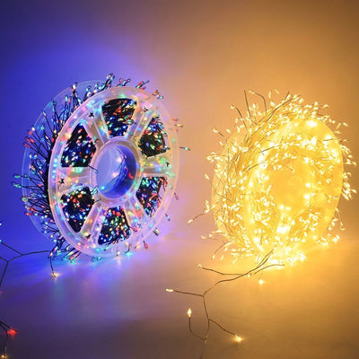 100M LED Fairy String Lights - 2500 Micro Bulbs Copper Wire