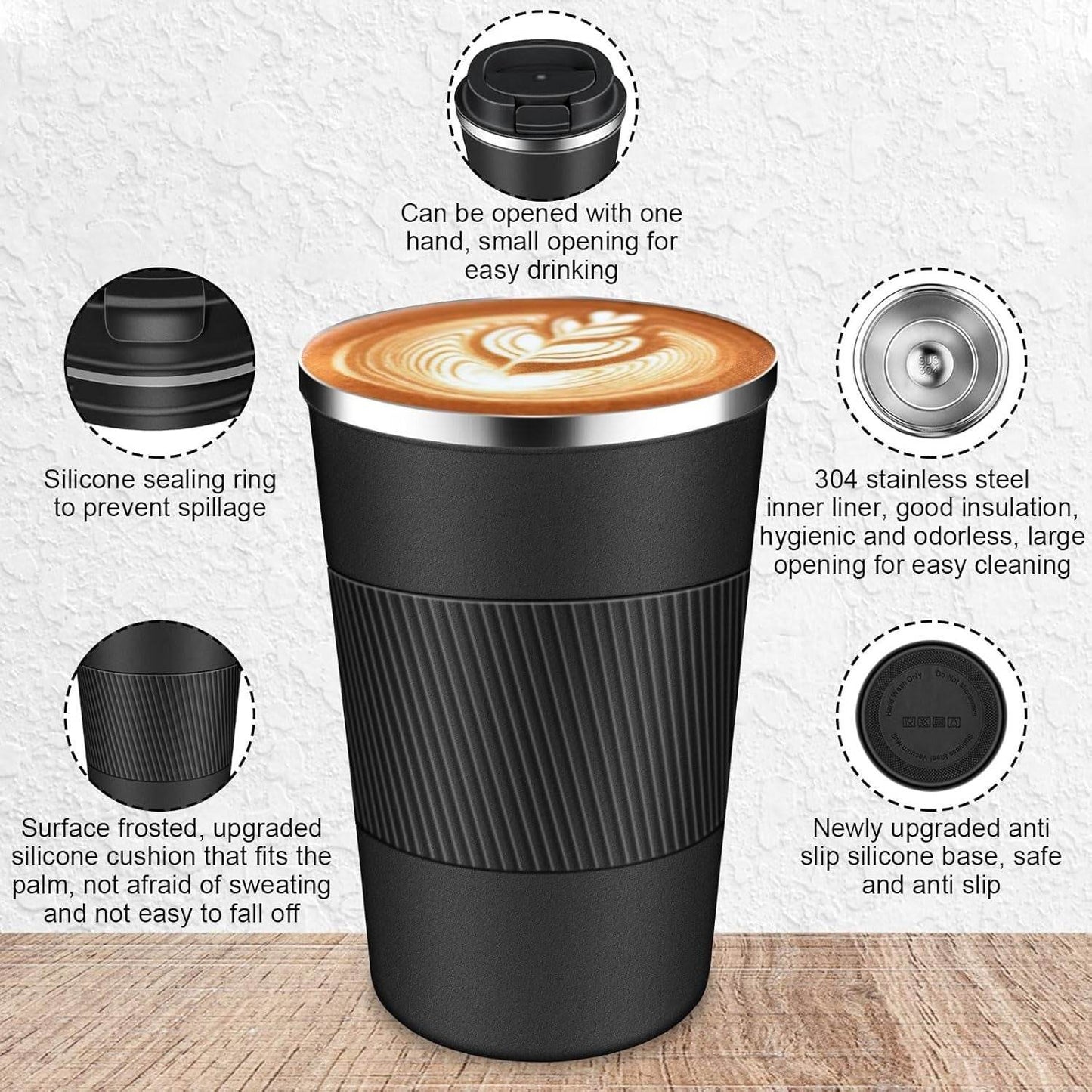 Stainless Steel Vacuum Travel Cup (510ml)